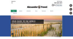 Desktop Screenshot of alexander-travel.com
