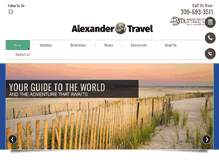 Tablet Screenshot of alexander-travel.com